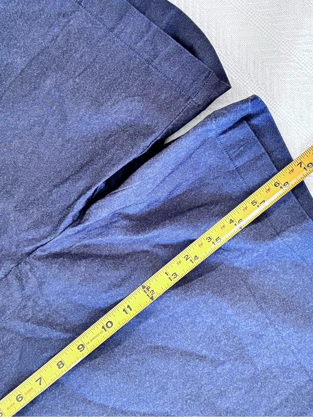 Rafaella Navy High-Rise Tailored Shorts - Picture 8 of 13